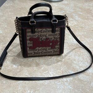 Juicy Couture Mini Tote / Crossbody Jacquard Logo Bag
